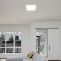 Plafon V-TAC VT-8618S natynkowy 18W LED IP44 25x25cm czujnik ruchu 4000K 1830lm (SKU 76661) Biały