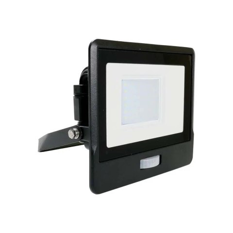Projektor LED V-TAC 30W SAMSUNG CHIP Czujnik Ruchu Czarny Z MUFĄ VT-138S 3000K 2340lm 5 Lat Gwarancji Projektor LED V-TAC 30W SAMSUNG CHIP Czujnik Ruchu Czarny Z MUFĄ VT-138S 3000K 2340lm 5 Lat Gwarancji