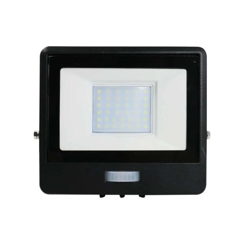 Projektor LED V-TAC 30W SAMSUNG CHIP Czujnik Ruchu Czarny Z MUFĄ VT-138S 3000K 2340lm 5 Lat Gwarancji Projektor LED V-TAC 30W SAMSUNG CHIP Czujnik Ruchu Czarny Z MUFĄ VT-138S 3000K 2340lm 5 Lat Gwarancji