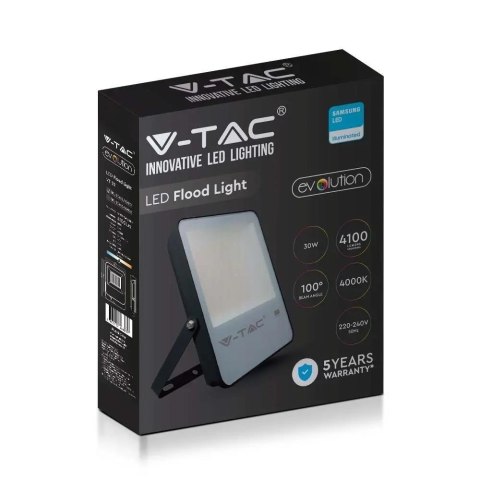Projektor LED V-TAC EVOLUTION VT-52 50W 137Lm/W 6500K 6850lm (SKU 20405) Czarny Projektor LED V-TAC EVOLUTION VT-52 50W 137Lm/W 6500K 6850lm (SKU 20405) Czarny