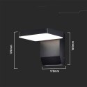 Projektor LED V-TAC VT-11020 oprawa elewacyjna 17W IP65 4000K 2580lm (SKU 2945) Czarny