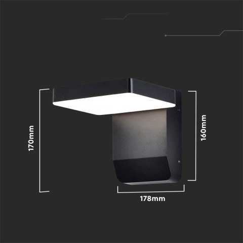Projektor LED V-TAC VT-11020 oprawa elewacyjna 17W IP65 4000K 2580lm (SKU 2945) Czarny Projektor LED V-TAC VT-11020 oprawa elewacyjna 17W IP65 4000K 2580lm (SKU 2945) Czarny