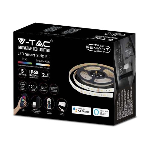 Taśma LED V-TAC VT-5050 SKU2910 90-EU RGB+CCT 13W Taśma LED V-TAC VT-5050 SKU2910 90-EU RGB+CCT 13W