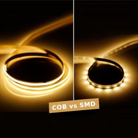 Taśma LED V-TAC VT-COB 512 bezpunktowa 512LED COB 24V CRI90+ 12W/m 6000K 1000lm (SKU 2651) Taśma LED V-TAC VT-COB 512 bezpunktowa 512LED COB 24V CRI90+ 12W/m 6000K 1000lm (SKU 2651)