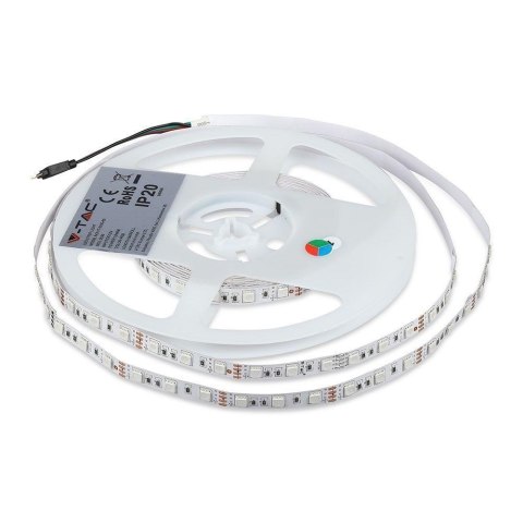 Taśma LED V-TAC Zestaw Taśma Zasilacz Pilot Sterownik VT-5050 60 IP20-RGB RGB 1000lm Taśma LED V-TAC Zestaw Taśma Zasilacz Pilot Sterownik VT-5050 60 IP20-RGB RGB 1000lm