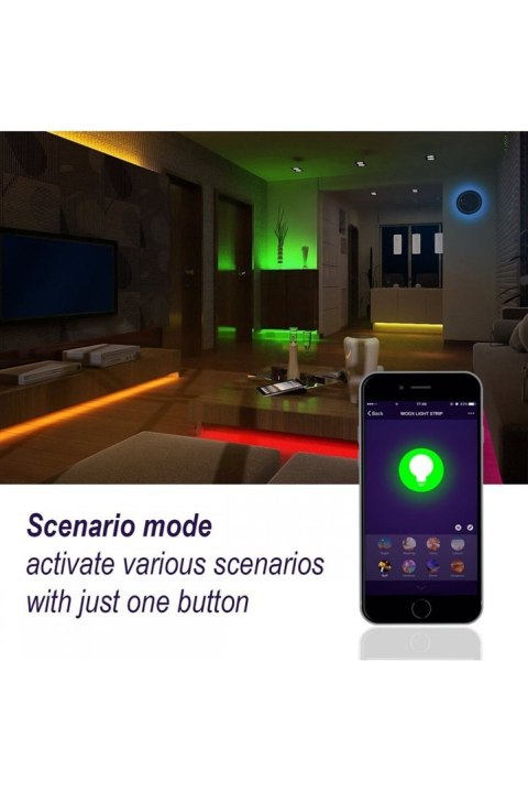 WOOX R5093 inteligentne oświetlenie Inteligentne światło paska Wi-Fi 24 W WOOX R5093 inteligentne oświetlenie Inteligentne światło paska Wi-Fi 24 W