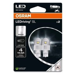 Żarówka LED (Blister 2 szt.) W16W 12V 2,1W W2,1X9,5D bez homologacji drogowej LEDriving SL, zimna biel 6000K