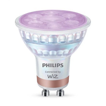Zestaw 3 sztuk WiZ Philips Smart WiFi Spot PAR16 RGB, GU10, 4.7 W, Pełny kolor