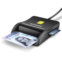 Axagon CRE-SM3SD USB Smart card & SD/microSD/SIM Flat czytnik do kart chipowych Wewnętrzna USB 2.0 Czarny