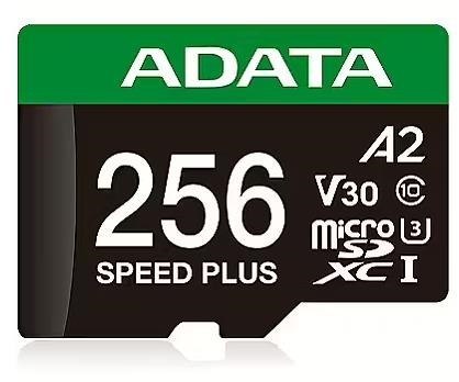 ADATA Speed Plus 256 GB MicroSDXC Klasa 10 ADATA Speed Plus 256 GB MicroSDXC Klasa 10