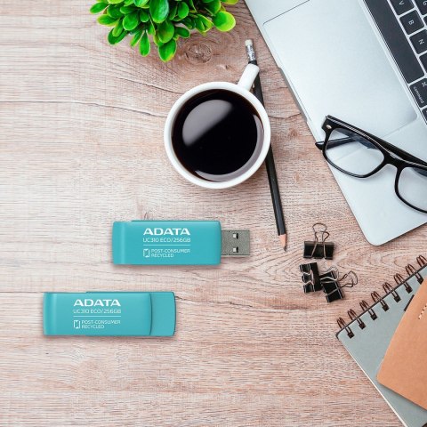 ADATA UC310 ECO pamięć USB 256 GB USB Typu-A 3.2 Gen 1 (3.1 Gen 1) Zielony ADATA UC310 ECO pamięć USB 256 GB USB Typu-A 3.2 Gen 1 (3.1 Gen 1) Zielony