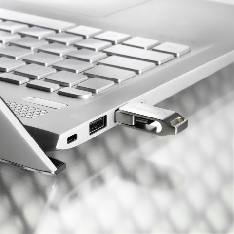 Intenso cMobile Line pamięć USB 128 GB USB Type-A / USB Type-C 3.2 Gen 1 (3.1 Gen 1) Srebrny Intenso cMobile Line pamięć USB 128 GB USB Type-A / USB Type-C 3.2 Gen 1 (3.1 Gen 1) Srebrny