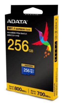 Karta pamięci micro SDXC 256GB SD7.1/UD256GEX3L1-C ADATA Karta pamięci micro SDXC 256GB SD7.1/UD256GEX3L1-C ADATA