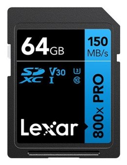 MEMORY SDXC 64GB UHS-I/LSD0800P064G-BNNNG LEXAR