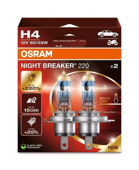 OSRAM NIGHT BREAKER 220 H4