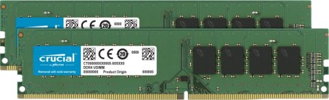 Pamięć RAM Crucial DDR4 - 16 GB: 2 x 8 GB - DIMM 288-pin - unbuffered