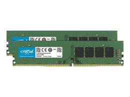 Pamięć RAM Crucial DDR4 - 16 GB: 2 x 8 GB - DIMM 288-pin - unbuffered