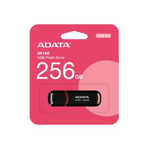 Pendrive ADATA UV150 AUV150-256G-RBK (256GB, USB 3.0, kolor czarny) Pendrive ADATA UV150 AUV150-256G-RBK (256GB, USB 3.0, kolor czarny)