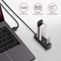 Axagon HUE-M1AL huby i koncentratory USB 3.2 Gen 1 (3.1 Gen 1) Type-A 5000 Mbit/s Czarny