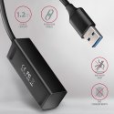 Axagon HUE-M1AL huby i koncentratory USB 3.2 Gen 1 (3.1 Gen 1) Type-A 5000 Mbit/s Czarny
