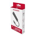 Axagon HUE-MSA Superspeed USB-A Switch Hub 4x USB 3.0 aktiv - 20cm schwarz USB 3.2 Gen 1 (3.1 Gen 1) Type-A 5000 Mbit/s Szary