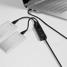 Axagon HUE-S2BL huby i koncentratory USB 3.2 Gen 1 (3.1 Gen 1) Type-A 5000 Mbit/s Czarny