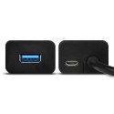 Axagon HUE-S2BL huby i koncentratory USB 3.2 Gen 1 (3.1 Gen 1) Type-A 5000 Mbit/s Czarny