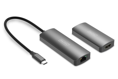 Digitus Extender wideo 4K (USB-C - HDMI), 30 m