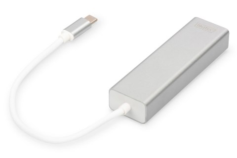 Digitus Hub USB 3.0 Type-C™ z Gigabit Ethernet