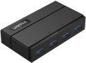 Huby i koncentratory USB UNITEK Y-HB03001 3.2 Gen 1 5000 Mbit/s Czarny