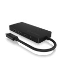 ICY BOX IB-HUB1429-CPD USB 3.2 Gen 2 (3.1 Gen 2) Type-C 10000 Mbit/s Czarny