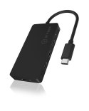 ICY BOX IB-HUB1429-CPD USB 3.2 Gen 2 (3.1 Gen 2) Type-C 10000 Mbit/s Czarny