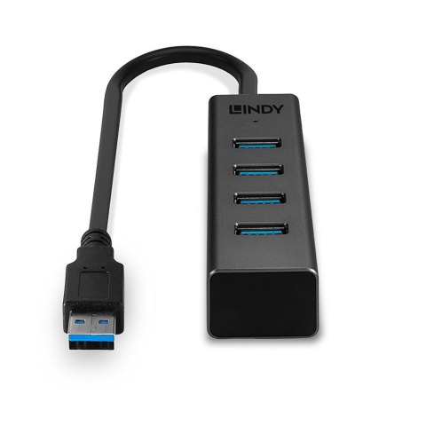 Lindy 43324 huby i koncentratory USB 3.2 Gen 1 (3.1 Gen 1) Type-A 5000 Mbit/s Czarny Lindy 43324 huby i koncentratory USB 3.2 Gen 1 (3.1 Gen 1) Type-A 5000 Mbit/s Czarny