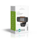 Nedis WCAM100BK kamera internetowa 2 MP 1920 x 1080 px USB 2.0 Czarny
