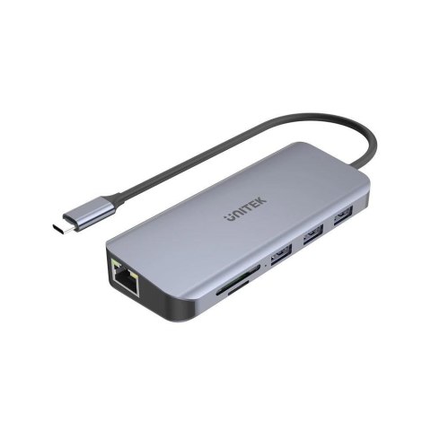 UNITEK D1026B stacja dokująca USB 3.2 Gen 1 (3.1 Gen 1) Type-C Szary UNITEK D1026B stacja dokująca USB 3.2 Gen 1 (3.1 Gen 1) Type-C Szary