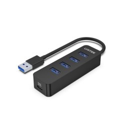 UNITEK HUB USB-A 4X USB-A 3.1, AKTYWNY,10W, H1117A