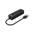 UNITEK HUB USB-A 4X USB-A 3.1, AKTYWNY,10W, H1117A