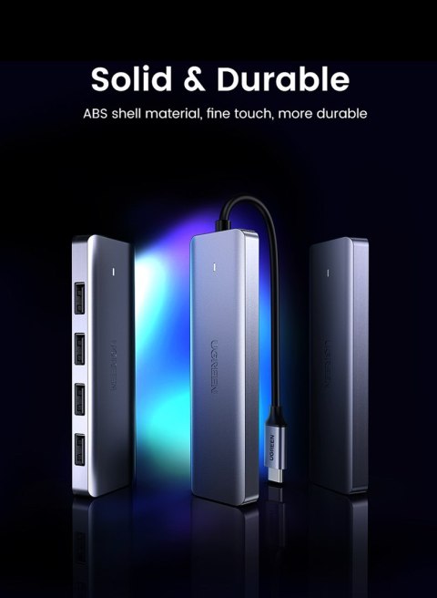 Ugreen 70336 huby i koncentratory USB 3.2 Gen 1 (3.1 Gen 1) Type-C 5000 Mbit/s