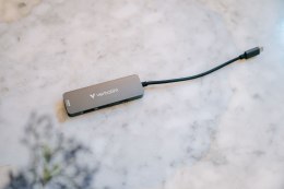Verbatim 32155 huby i koncentratory USB 3.2 Gen 1 (3.1 Gen 1) Type-C 5000 Mbit/s Szary