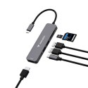 Verbatim 32156 huby i koncentratory USB 3.2 Gen 1 (3.1 Gen 1) Type-C 5000 Mbit/s Szary