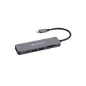 Verbatim 32156 huby i koncentratory USB 3.2 Gen 1 (3.1 Gen 1) Type-C 5000 Mbit/s Szary