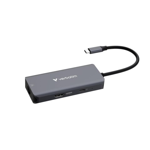 Verbatim 32157 huby i koncentratory USB 3.2 Gen 1 (3.1 Gen 1) Type-C 5000 Mbit/s Szary Verbatim 32157 huby i koncentratory USB 3.2 Gen 1 (3.1 Gen 1) Type-C 5000 Mbit/s Szary