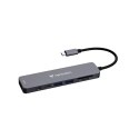 Wieloportowy koncentrator Verbatim USB-C Essentials z 7 portami 32158