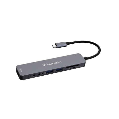 Wieloportowy koncentrator Verbatim USB-C Essentials z 7 portami 32158 Wieloportowy koncentrator Verbatim USB-C Essentials z 7 portami 32158