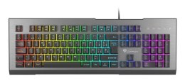 GENESIS Rhod 500 RGB klawiatura Gaming USB QWERTY ES Hiszpański Czarny