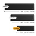 Glorious Gaming GLO-KB-ACC-WR-CLTH-65-75-BLK części do urządzeń wejściowych Keyboard palm rest