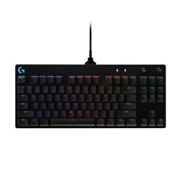 Klawiatura Logitech G915 LIGHTSPEED WRLS RGB MECH KB/GL CLICKY - CARBON US INTL