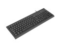 Klawiatura NATEC NKL-2052 Biuro USB QWERTY Hiszpański Czarny