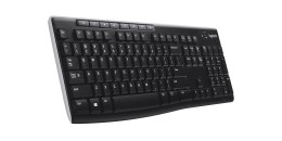 Klawiatura bezprzewodowa Logitech K270 RF Wireless QWERTZ Niemiecki Czarny