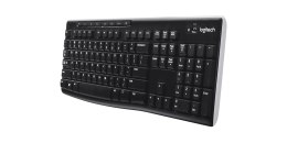 Klawiatura bezprzewodowa Logitech K270 RF Wireless QWERTZ Niemiecki Czarny